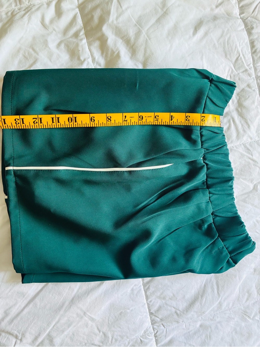 bishop + young Ford Drawstring Track Athletic Shorts with White Piping - Picture 5 of 11